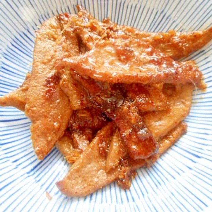 豚レバーの生姜焼き